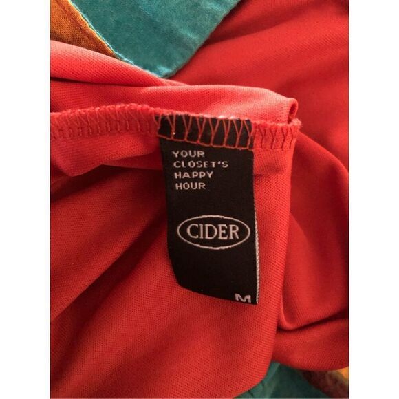 CIDER STRIPED ELASTIC WAIST WIDE LEG TROUSERS SZ M - Picture 14 of 14